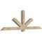 Ekena Millwork Kennewick Rough Sawn Timber Gable Bracket, Douglas Fir, 84"W x 28"H x 4"D x 4"F, 8/12 Pitch GBW084X28X0404KEN00RDF - alternate 3